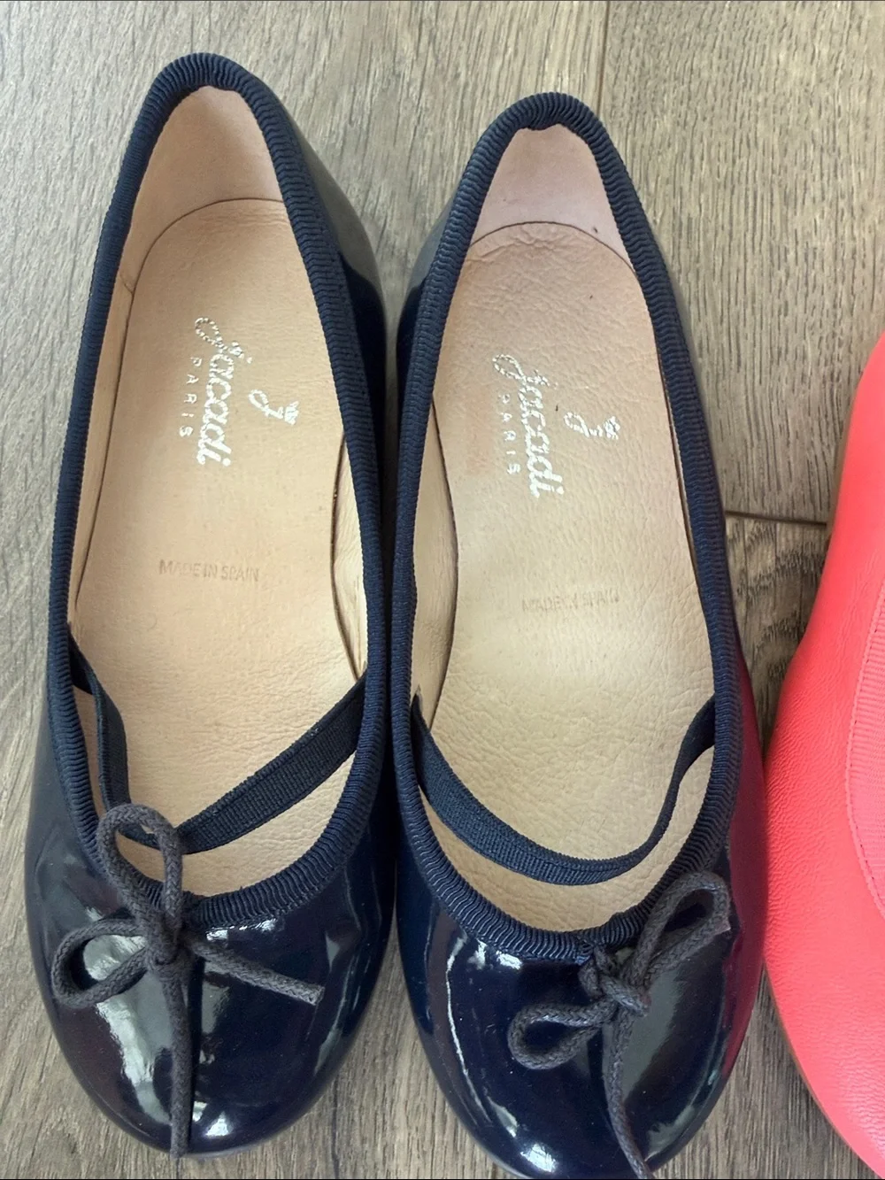 Jacadi Ballerinas Sneaker Girl Shoes 3 Pairs Size 24 & 25